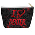 DEXTER/I HEART DEXTER - T-BOTTOM ACCESSORY POUCH