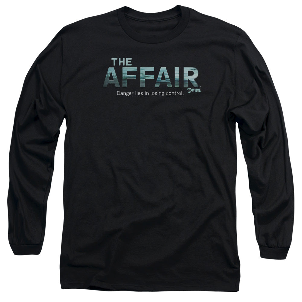 AFFAIR/OCEAN LOGO -  L/S ADULT 18/1  - BLACK