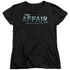 AFFAIR/OCEAN LOGO - S/S WOMENS TEE - BLACK