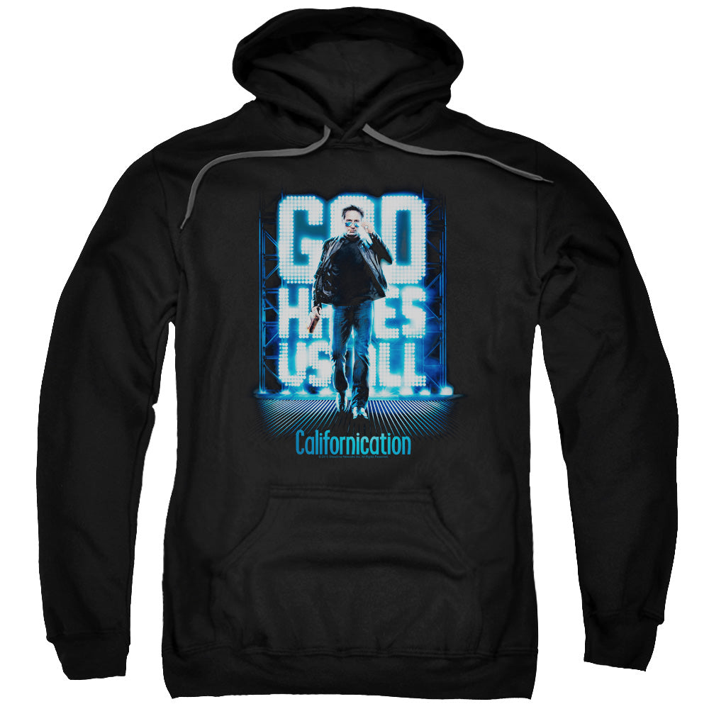 CALIFORNICATION/HIT THE LIGHTS - ADULT PULLOVER HOODIE - BLACK
