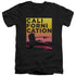 CALIFORNICATION/SUNSET RIDE - S/S ADULT V-NECK 30/1 - BLACK