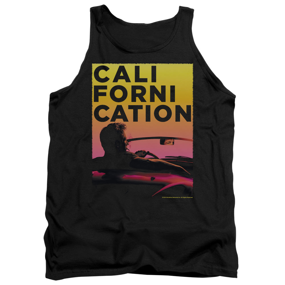 CALIFORNICATION/SUNSET RIDE - ADULT TANK - BLACK