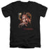 CALIFORNICATION/SMOKER - S/S ADULT V-NECK 30/1 - BLACK