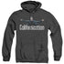 CALIFORNICATION/OUTSTRETCHED - ADULT HEATHER HOODIE - BLACK