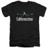 CALIFORNICATION/OUTSTRETCHED - S/S ADULT V-NECK 30/1 - BLACK
