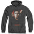 DEXTER/BODY BAD - ADULT HEATHER HOODIE - BLACK