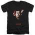 DEXTER/BODY BAD - S/S ADULT V-NECK 30/1 - BLACK