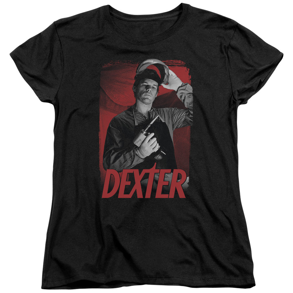 DEXTER/SEE SAW - S/S WOMENS TEE - BLACK