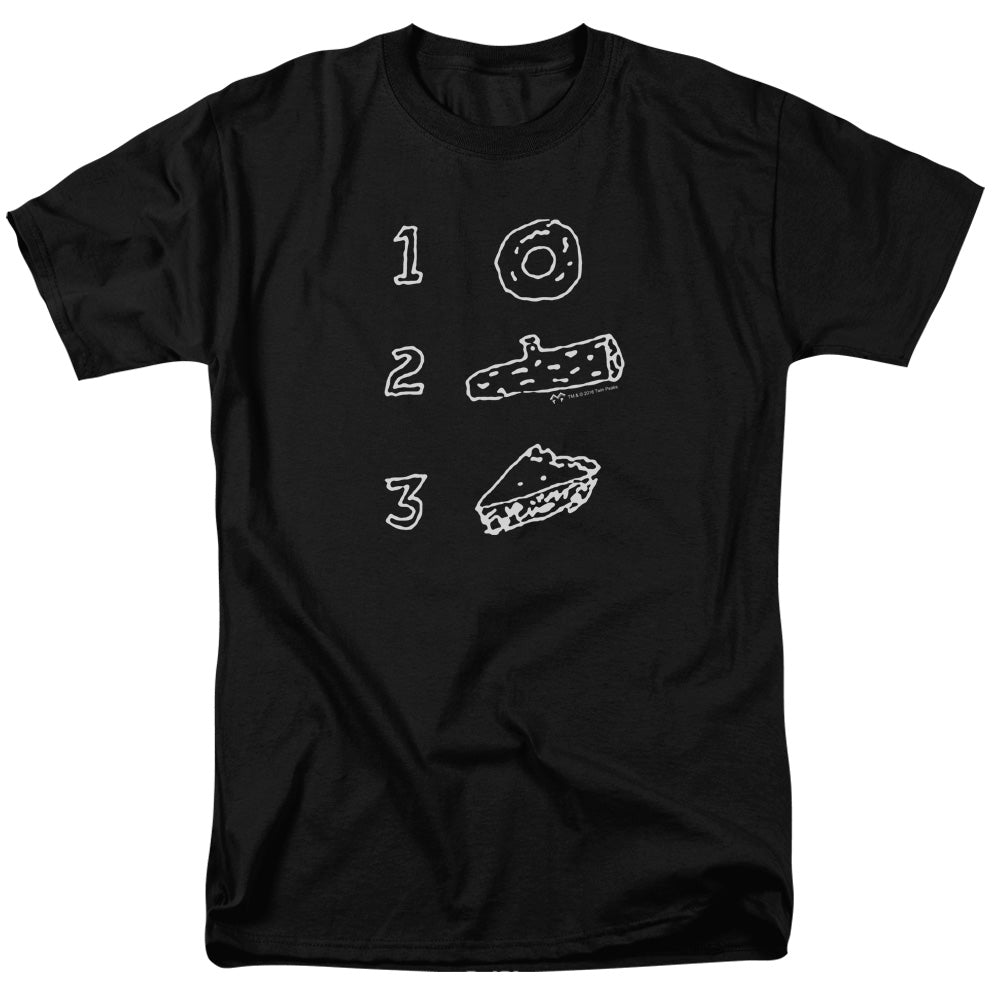 TWIN PEAKS/PIE LOG DONUT - S/S ADULT 18/1 - BLACK