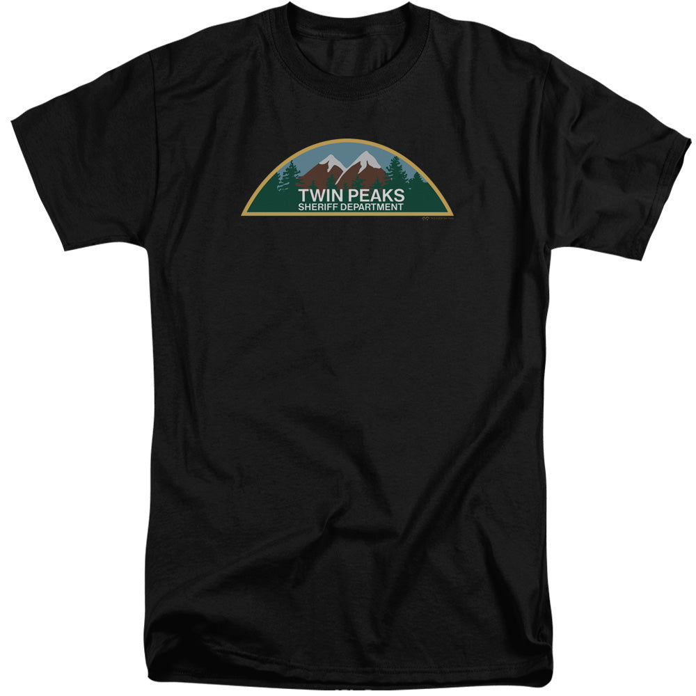 TWIN PEAKS/SHERIFF DEPARTMENT - S/S ADULT TALL 18/1 - BLACK