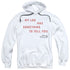 TWIN PEAKS/MY LOG - ADULT PULLOVER HOODIE - WHITE