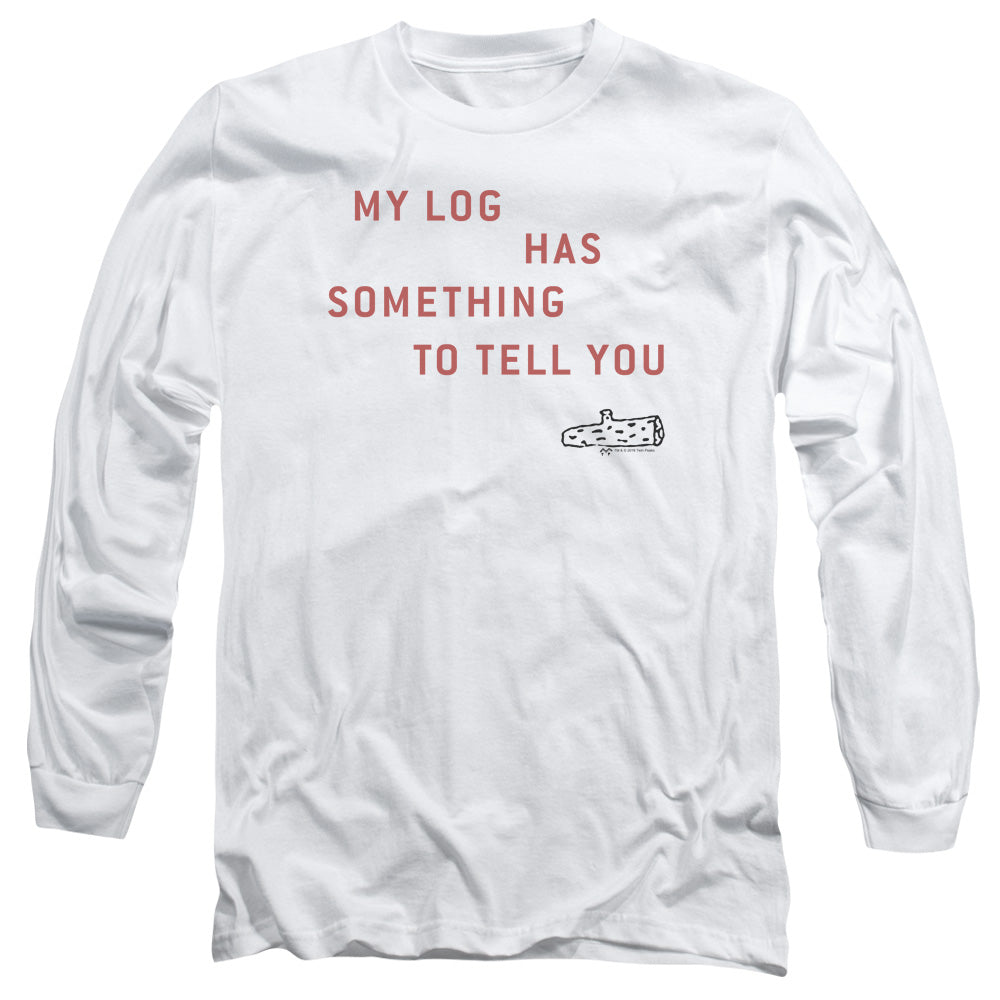 TWIN PEAKS/MY LOG -  L/S ADULT 18/1  - WHITE