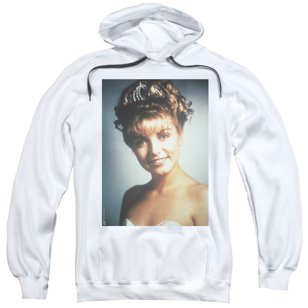 TWIN PEAKS/LAURA PALMER - ADULT PULLOVER HOODIE - WHITE