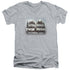 TWIN PEAKS/WELCOME TO - S/S ADULT V-NECK 30/1 - ATHLETIC HEATHER