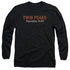 TWIN PEAKS/POPULATION -  L/S ADULT 18/1  - BLACK