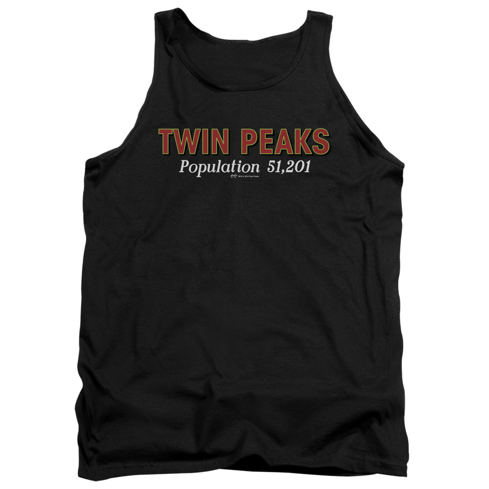 TWIN PEAKS/POPULATION - ADULT TANK - BLACK