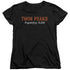 TWIN PEAKS/POPULATION - S/S WOMENS TEE - BLACK