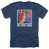 TWIN PEAKS/ONE EYED JACKS - ADULT HEATHER - NAVY