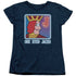 TWIN PEAKS/ONE EYED JACKS - S/S WOMENS TEE - NAVY