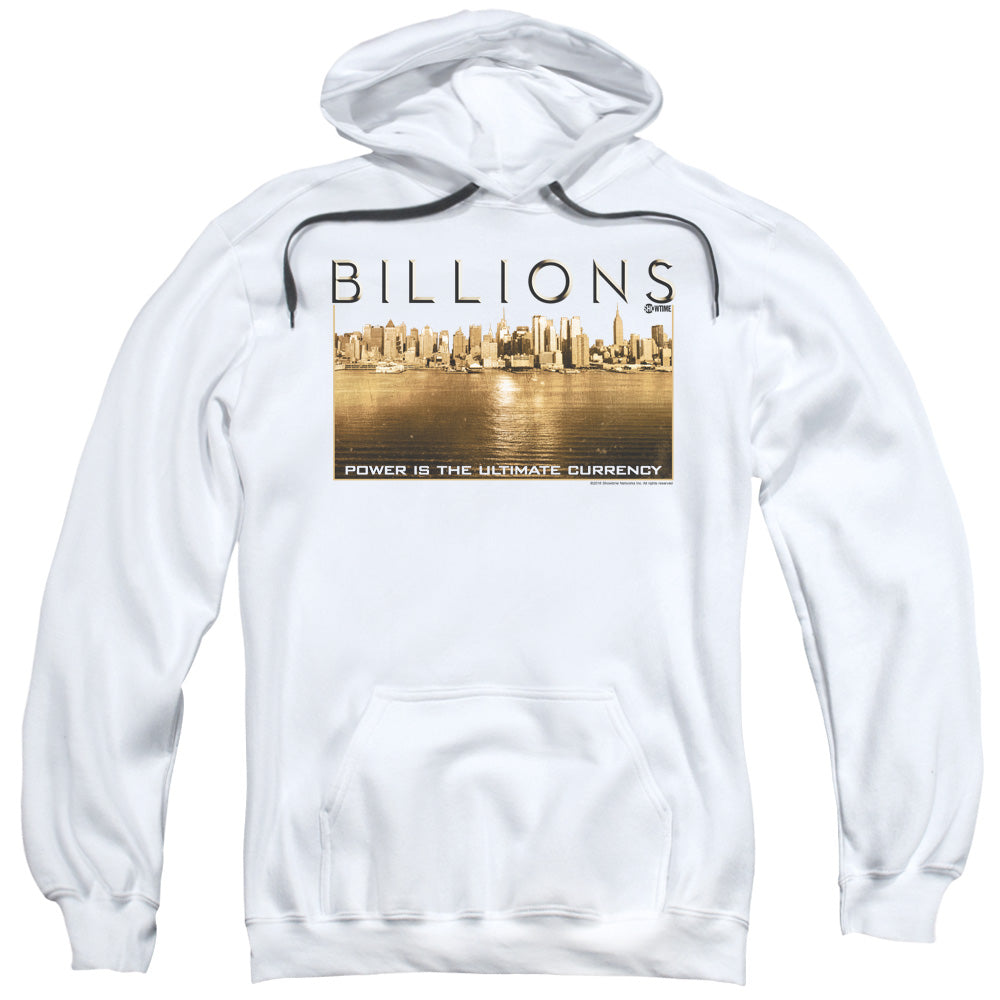 BILLIONS/GOLDEN CITY - ADULT PULLOVER HOODIE - WHITE