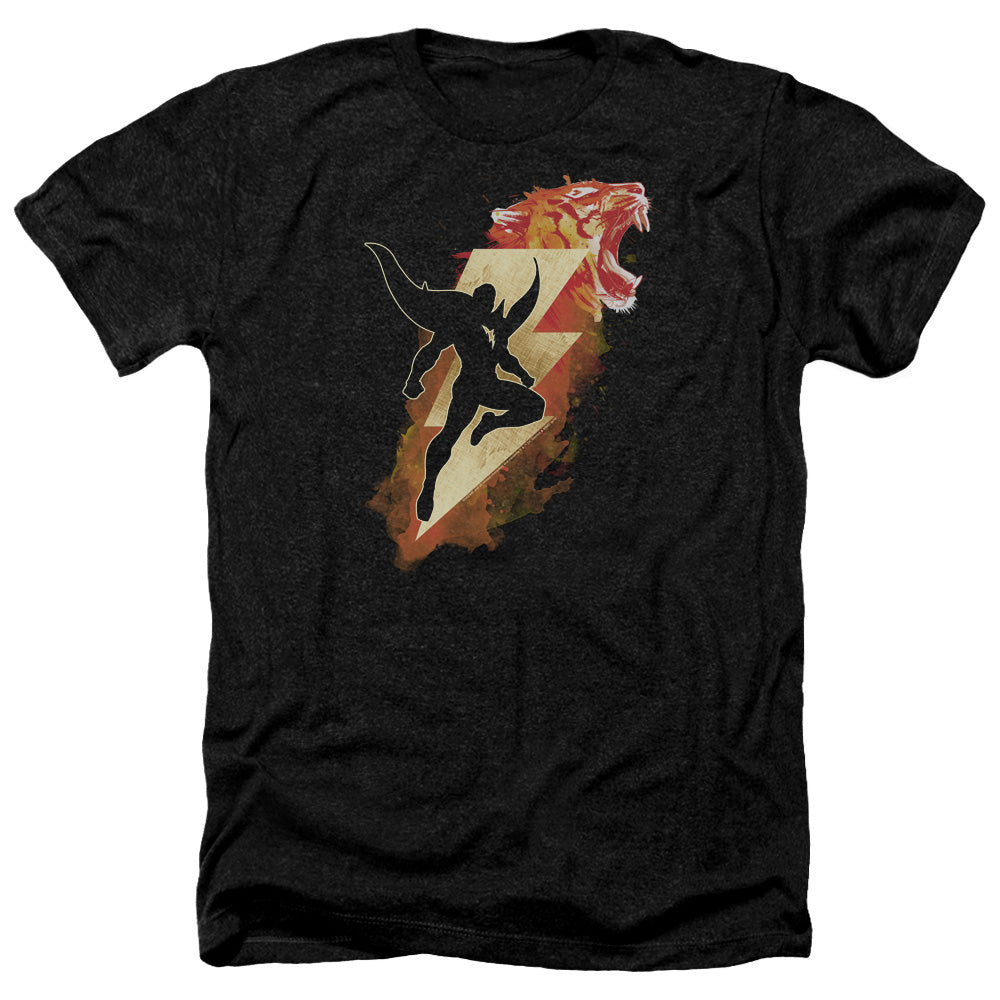 SHAZAM MOVIE/TIGER BOLT - ADULT HEATHER - BLACK