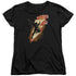 SHAZAM MOVIE/TIGER BOLT - S/S WOMENS TEE - BLACK
