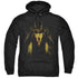 SHAZAM MOVIE/WHATS INSIDE - ADULT PULLOVER HOODIE - BLACK
