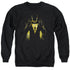 SHAZAM MOVIE/WHATS INSIDE - ADULT CREWNECK SWEATSHIRT - BLACK