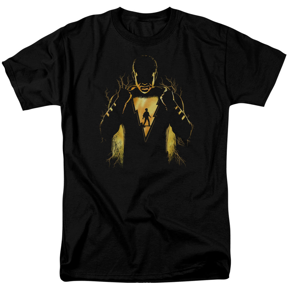 SHAZAM MOVIE/WHATS INSIDE - S/S ADULT 18/1 - BLACK