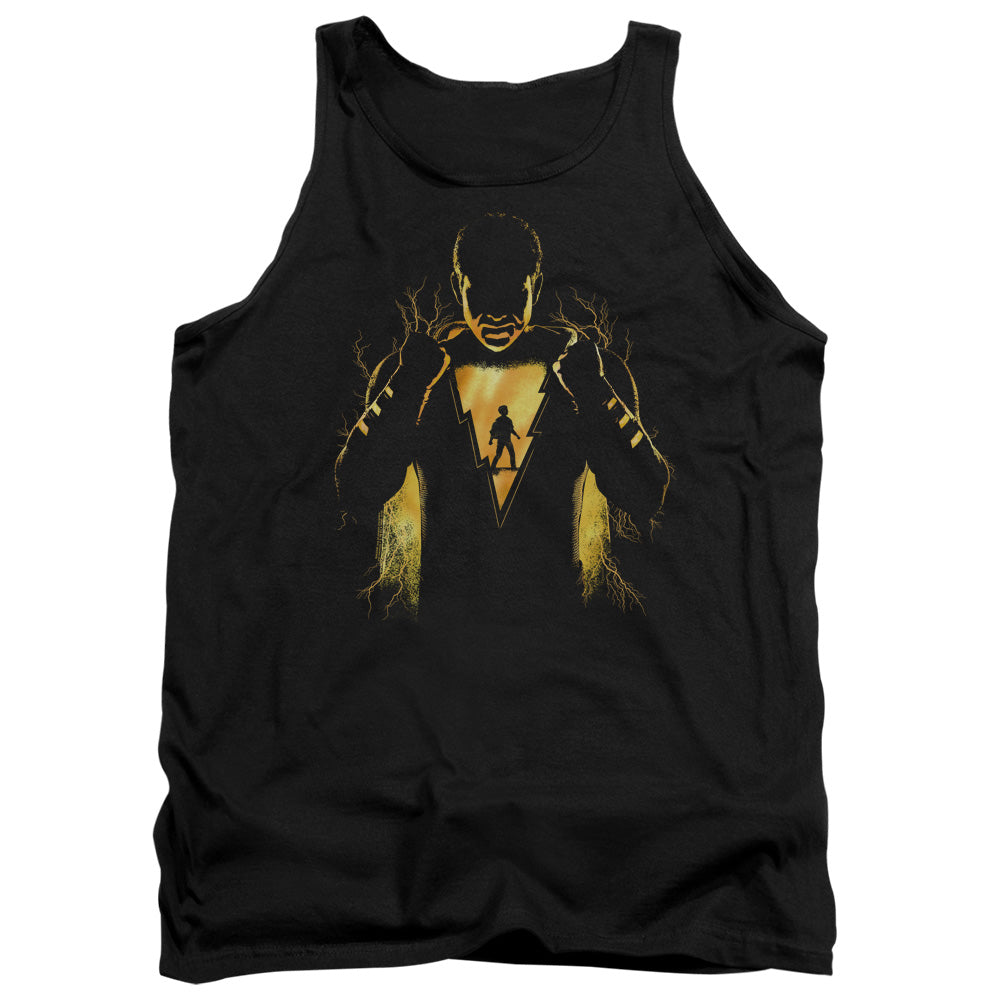 SHAZAM MOVIE/WHATS INSIDE - ADULT TANK - BLACK