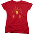 SHAZAM MOVIE/WHATS INSIDE - S/S WOMENS TEE - RED