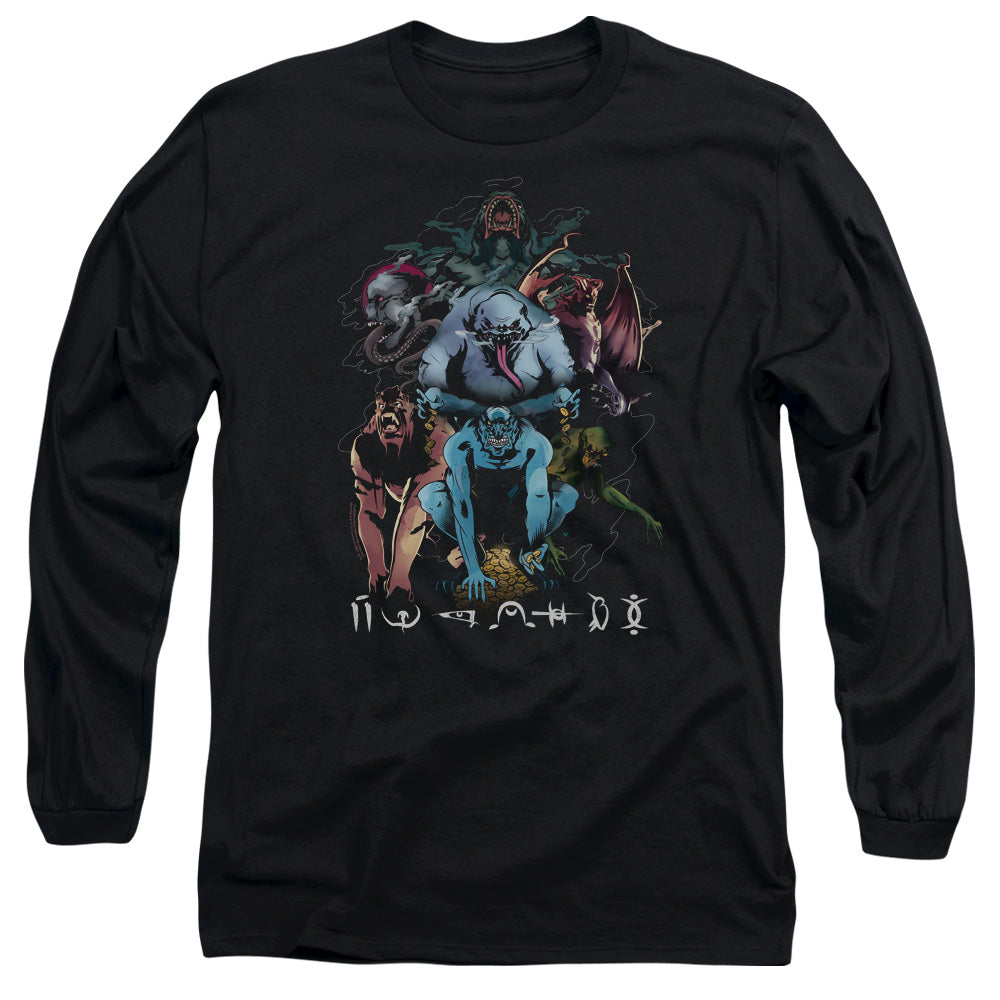 SHAZAM MOVIE/SINS - L/S ADULT 18/1 - BLACK