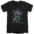 SHAZAM MOVIE/SINS - S/S ADULT V-NECK 30/1 - BLACK