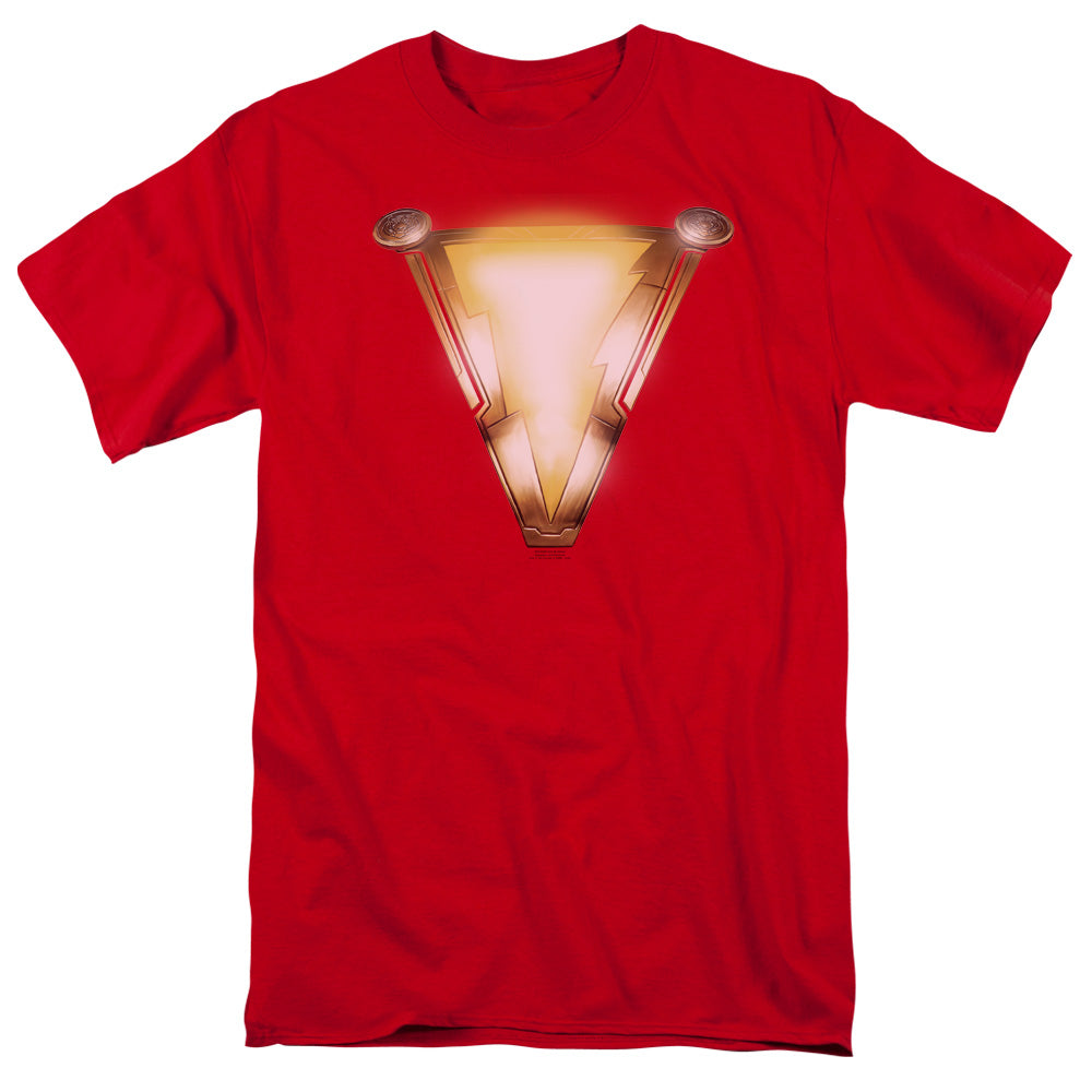 SHAZAM MOVIE/BOLT - S/S ADULT 18/1 - RED