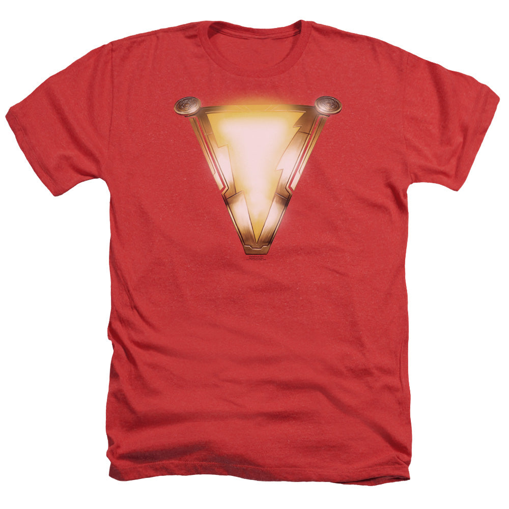 SHAZAM MOVIE/BOLT - ADULT HEATHER - RED