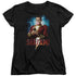 SHAZAM MOVIE/BLOWING UP - S/S WOMENS TEE - BLACK
