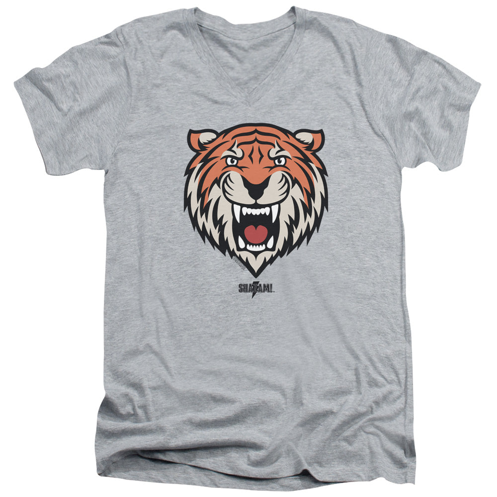 SHAZAM MOVIE/TAWKY TAWNY - S/S ADULT V-NECK 30/1 - ATHLETIC HEATHER