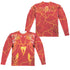 SHAZAM MOVIE/WHATS INSIDE SUB (FRONT/BACK PRINT) - L/S ADULT POLY CREW  - MULTI