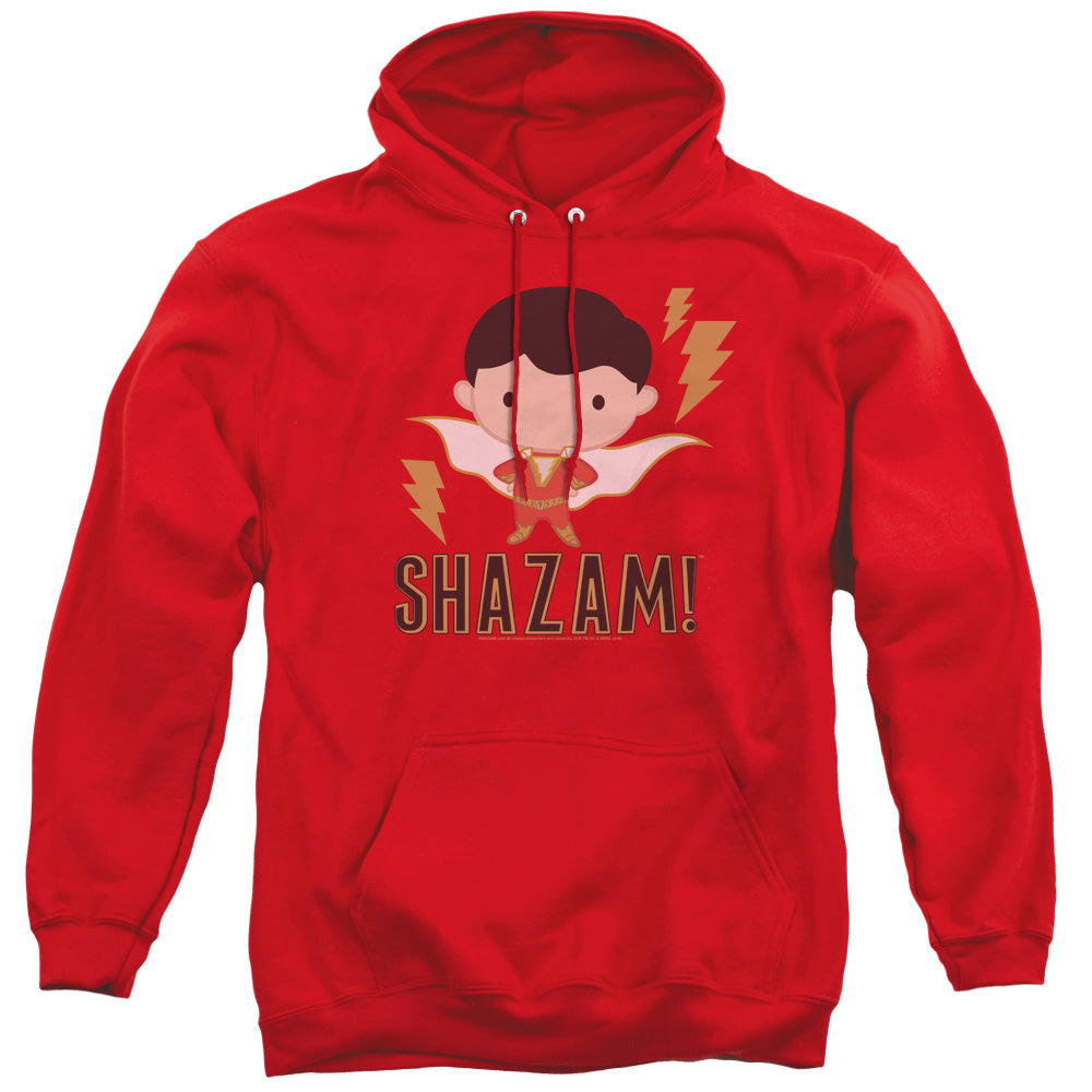 SHAZAM MOVIE/SHAZAM CHIBI - ADULT PULLOVER HOODIE - RED