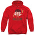 SHAZAM MOVIE/SHAZAM CHIBI - ADULT PULLOVER HOODIE - RED