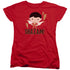SHAZAM MOVIE/SHAZAM CHIBI - S/S WOMENS TEE - RED