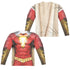 SHAZAM MOVIE/SHAZAM UNIFORM (FRONT/BACK PRINT) - L/S ADULT POLY CREW  - MULTI