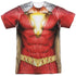SHAZAM MOVIE/SHAZAM UNIFORM (FRONT/BACK PRINT) - S/S ADULT POLY CREW - MULTI