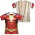 SHAZAM MOVIE/SHAZAM UNIFORM (FRONT/BACK PRINT) - S/S ADULT POLY CREW - MULTI