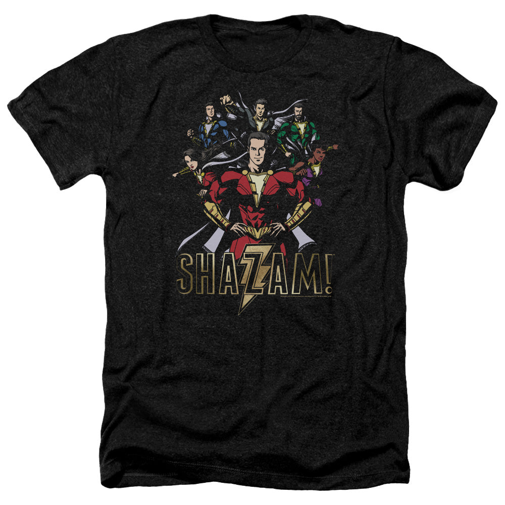 SHAZAM MOVIE/GROUP OF HEROES - ADULT HEATHER - BLACK