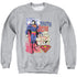 SUPERMAN/TRUTH JUSTICE - ADULT CREWNECK SWEATSHIRT - ATHLETIC HEATHER