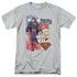 SUPERMAN/TRUTH JUSTICE - S/S ADULT 18/1 - ATHLETIC HEATHER