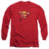SUPERMAN/SUPER MECH SHIELD -  L/S ADULT 18/1  - RED