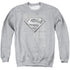 SUPERMAN/RIVETED METAL - ADULT CREWNECK SWEATSHIRT - ATHLETIC HEATHER