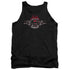SUPERMAN/STEEL FLAMES SHIELD - ADULT TANK - BLACK
